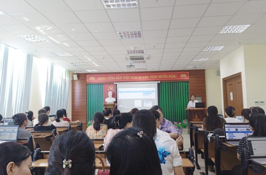 Tập huấn cổng thông tin điện tử